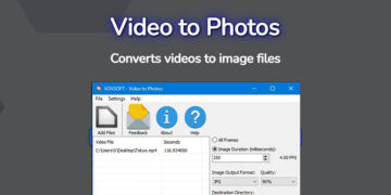 Vovsoft Convert Video to Photos v1.7